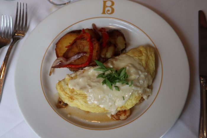 Crab and Shrimp Omelet Mornay @ Broussard’s Brunch