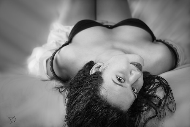 boudoir photo shoot