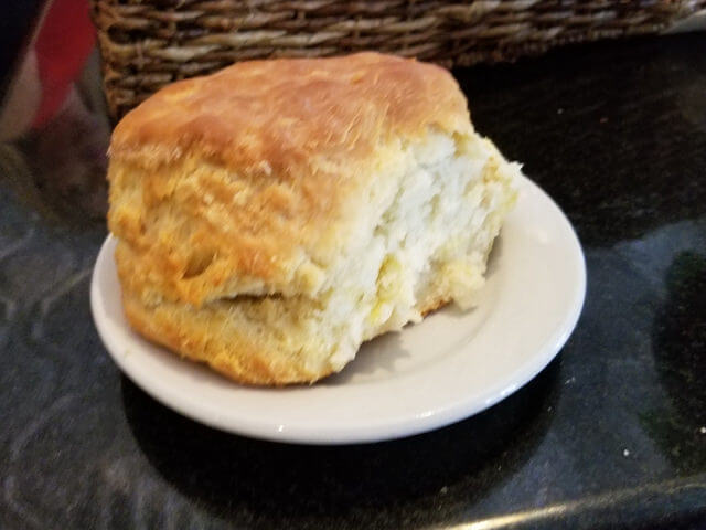 biscuit at "Toast" in Charleston