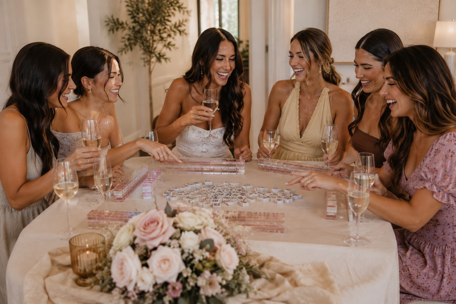 Mahjong Bachelorette Party Tiles