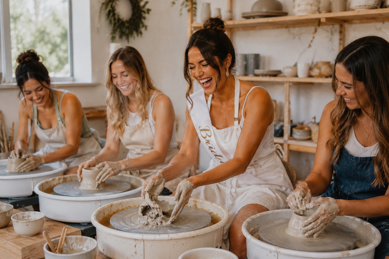 Private Pottery Class Bachelorette